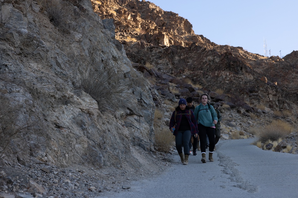 IPAC Marines Hike Telegraph Pass