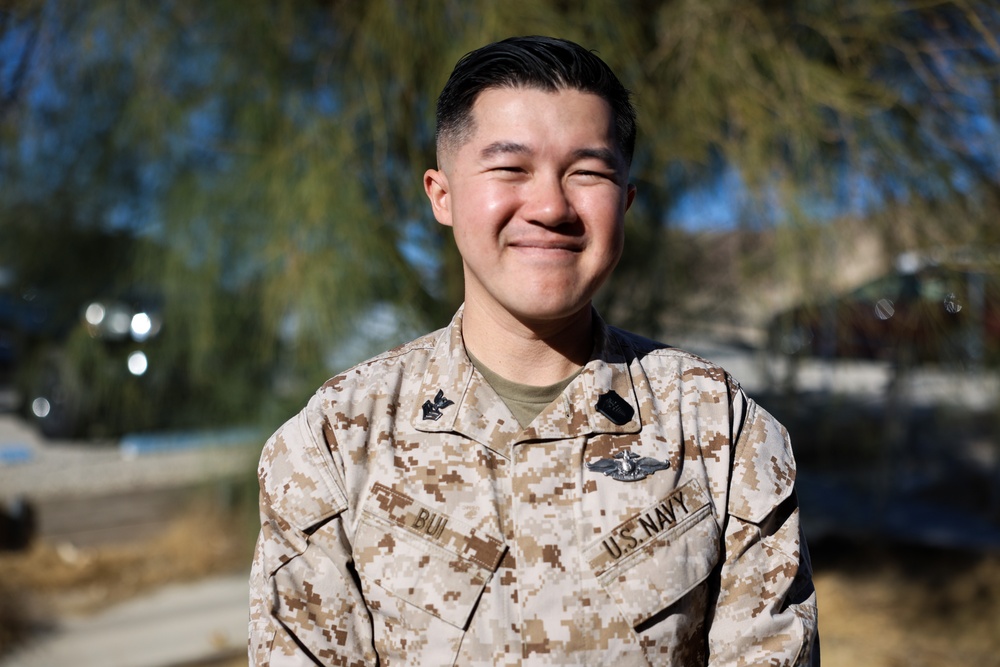 A corpsman’s heroic actions save the life of a Marine before an upcoming deployment