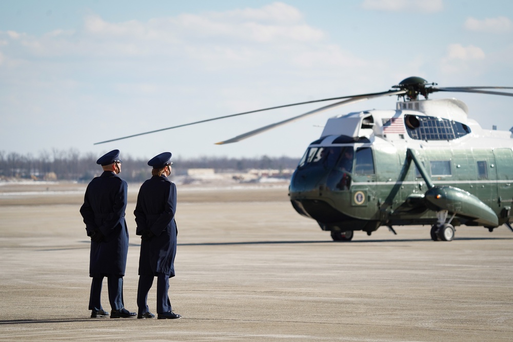 Joint Base Andrews supports Biden’s sendoff ceremony