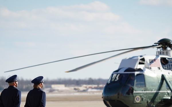 Joint Base Andrews supports Biden’s sendoff ceremony