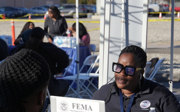 FEMA staff at the Pasadena Disaster Recovery Center