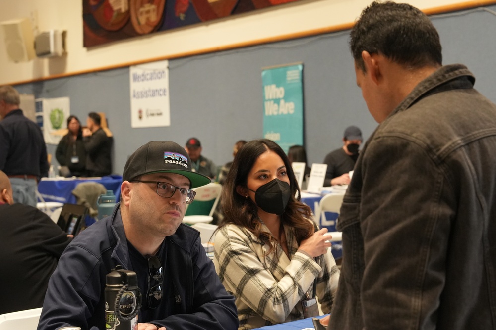 FEMA staff at the Pasadena Disaster Recovery Center