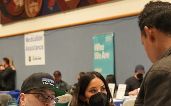 FEMA staff at the Pasadena Disaster Recovery Center