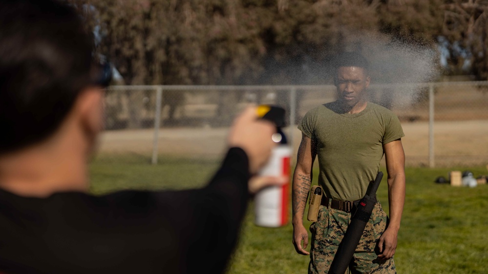 I MEF Support Battalion non-lethal weapons course