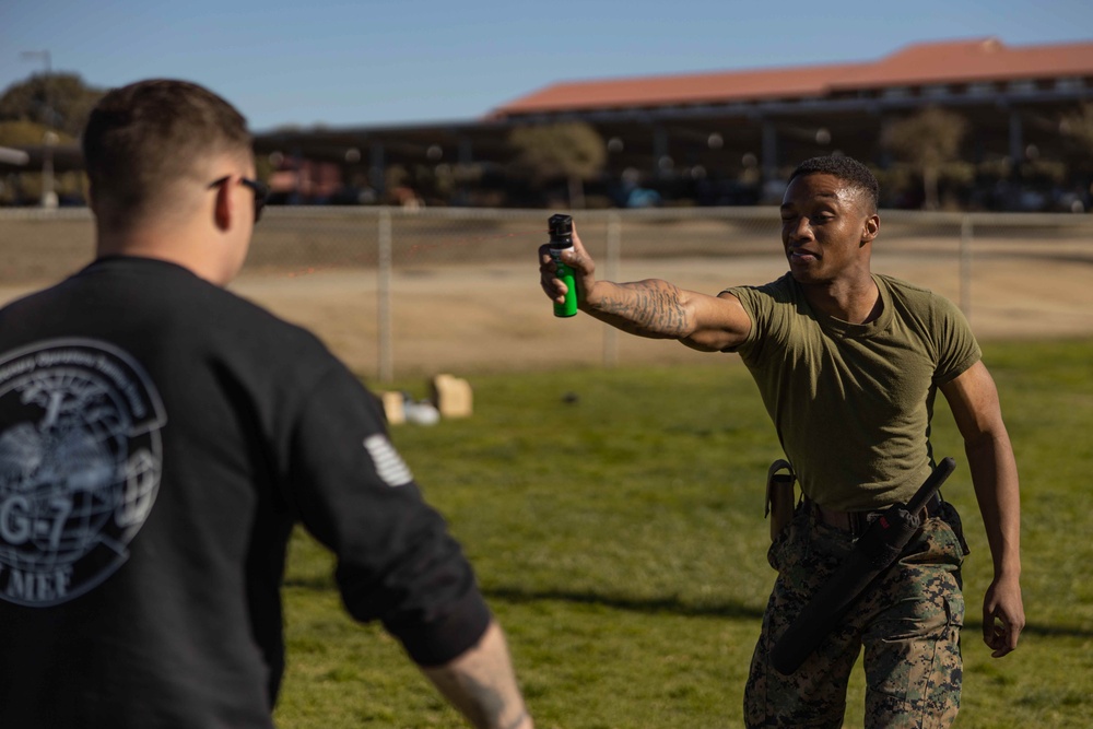 I MEF Support Battalion non-lethal weapons course