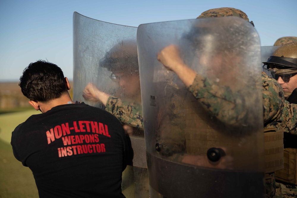 I MEF Support Battalion non-lethal weapons course