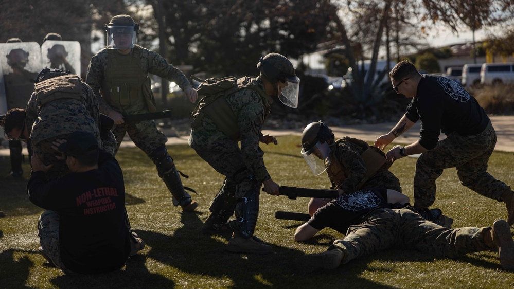 I MEF Support Battalion non-lethal weapons course