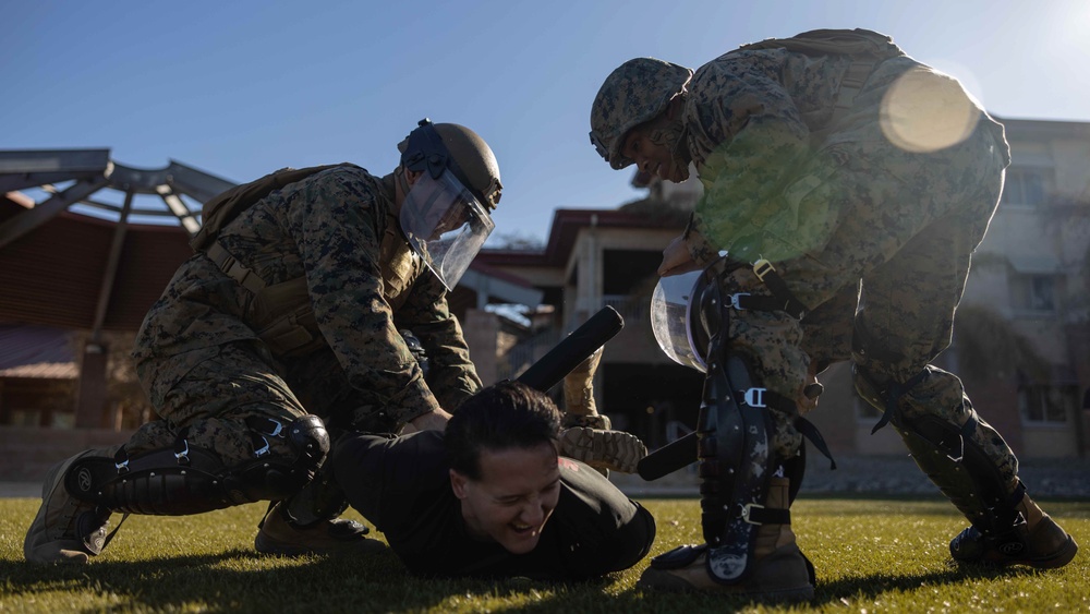 I MEF Support Battalion non-lethal weapons course