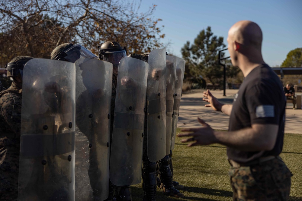 I MEF Support Battalion non-lethal weapons course