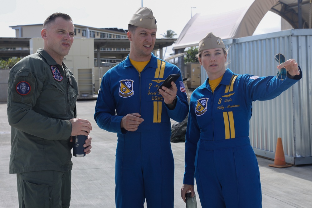 Blue Angels Land in Paradise: MCBH Prepares for Upcoming Airshow