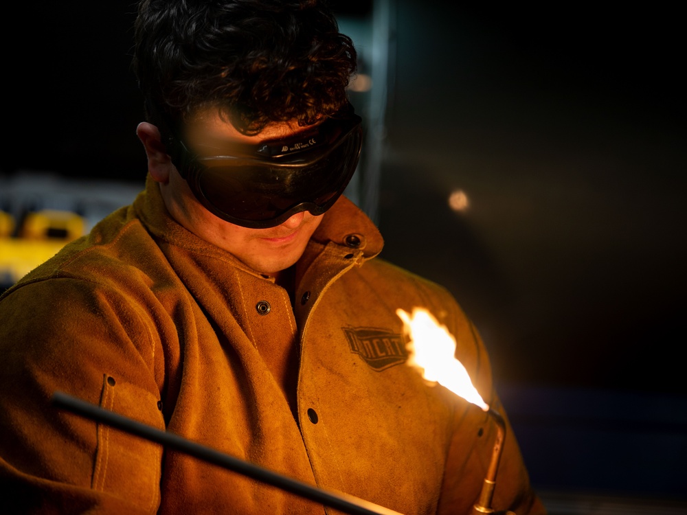USS Benfold Welding Demonstration