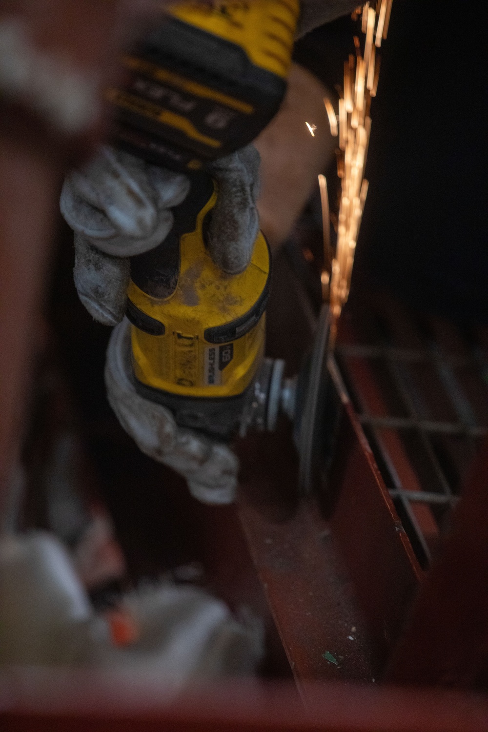USS Benfold Engine Room Hot Work