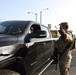 Soldiers maintain Traffic Control Points near the Eaton Fire