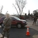 Soldiers maintain Traffic Control Points near the Eaton Fire