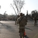 Soldiers maintain Traffic Control Points near the Eaton Fire