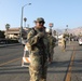 Soldiers maintain Traffic Control Points near the Eaton Fire