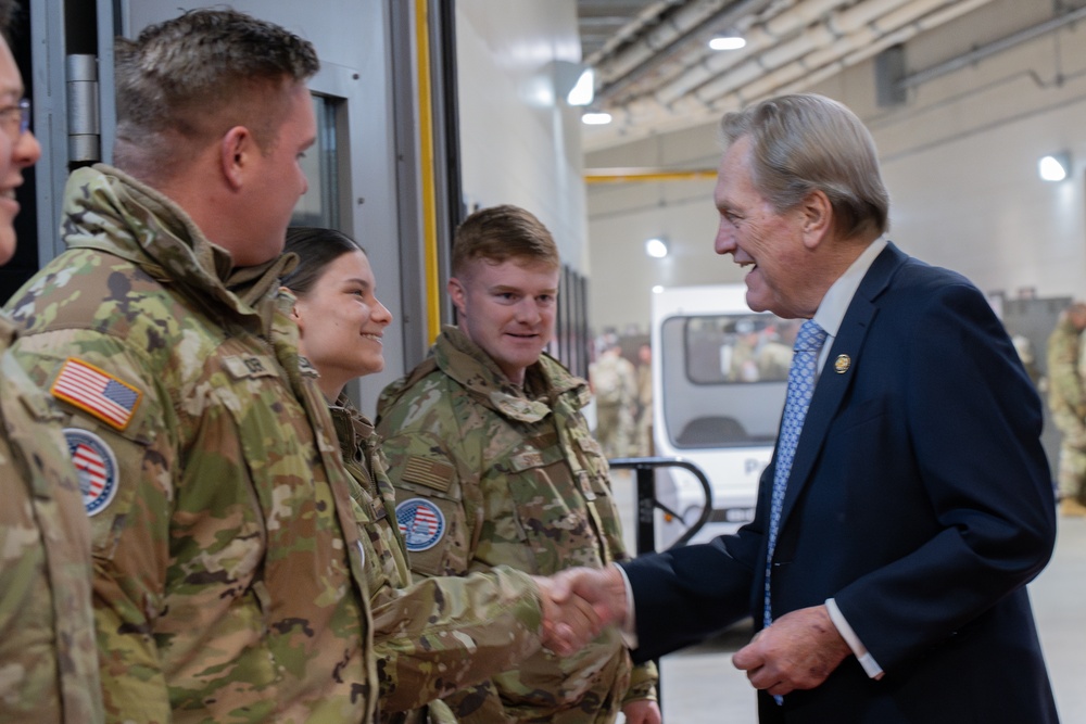 Congressman Mike Simpson Visits Idaho National Guard