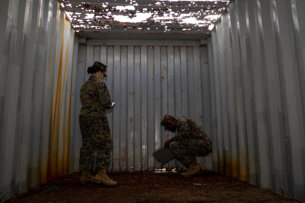 3rd MLG Marines Gain Certification in Dry Cargo Container Inspection