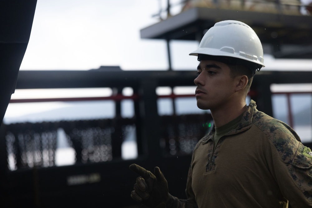 4th Marines ACVs Arrive at Sasebo Port  