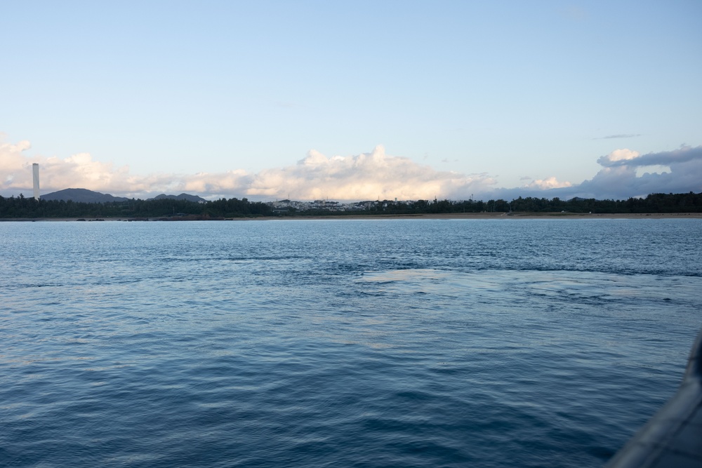 4th Marines ACVs Depart SLV and Land at Kin Blue Beach