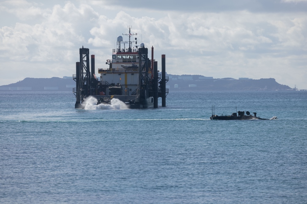 4th Marines ACVs Depart SLV and Land at Kin Blue Beach