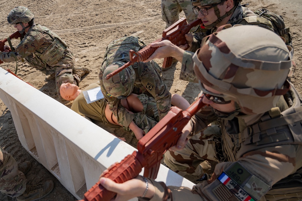 380th ESFS lead Joint TCCC training exercise