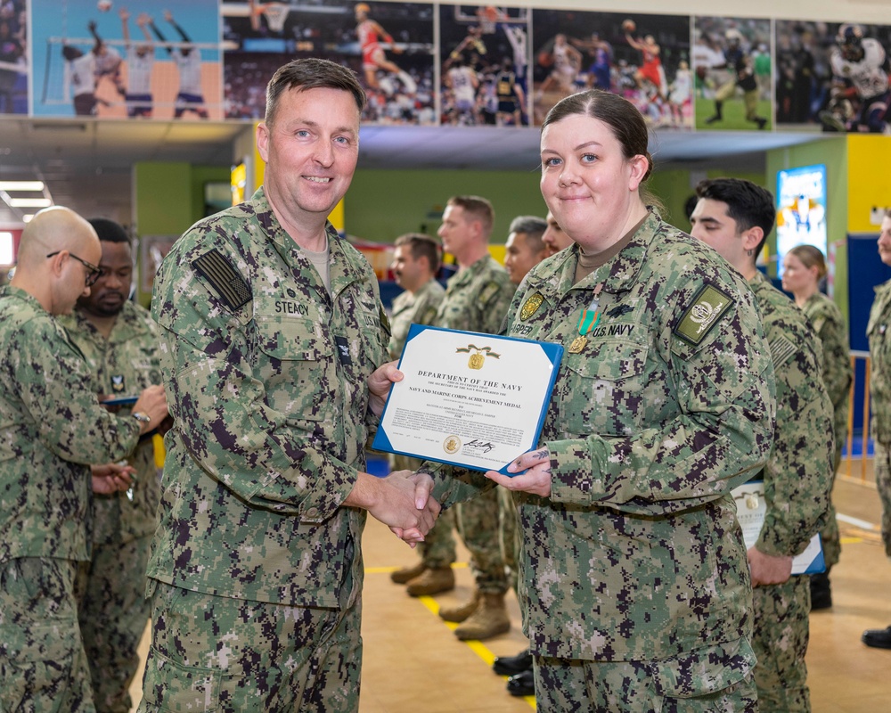 January 2025 NSA Souda Bay Awards at Quarters