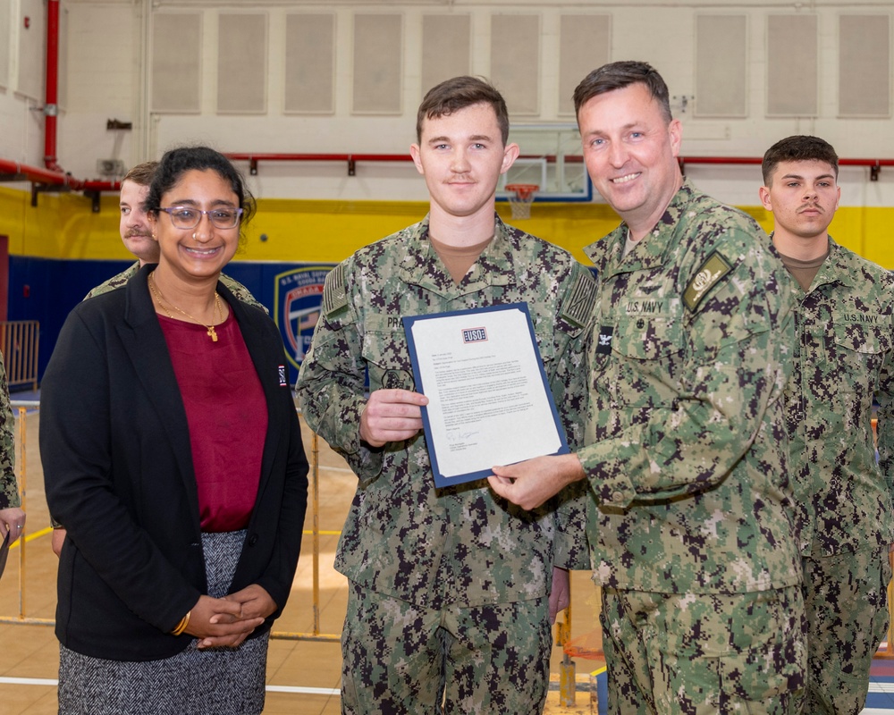 January 2025 NSA Souda Bay Awards at Quarters