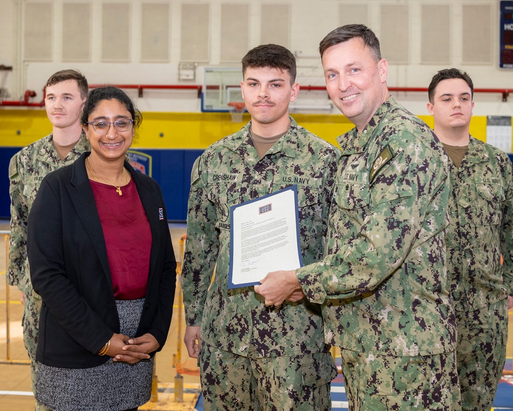 January 2025 NSA Souda Bay Awards at Quarters