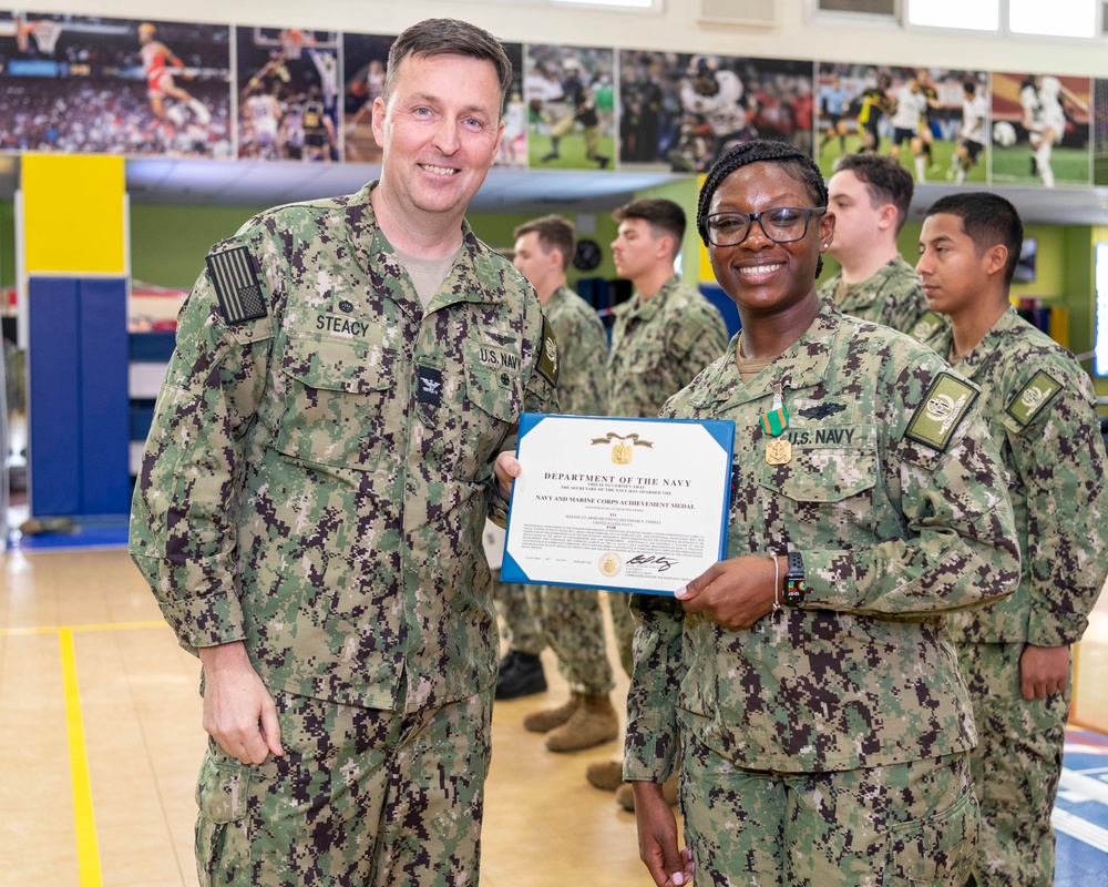 January 2025 NSA Souda Bay Awards at Quarters