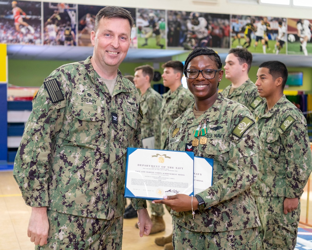 January 2025 NSA Souda Bay Awards at Quarters