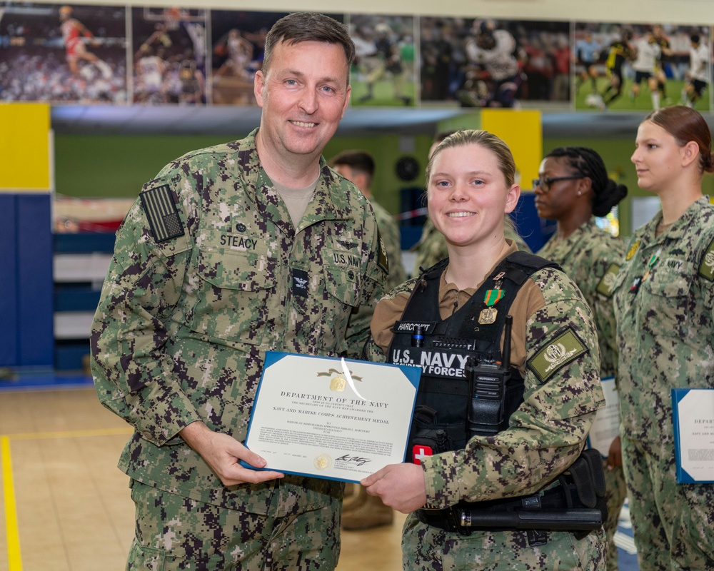 January 2025 NSA Souda Bay Awards at Quarters