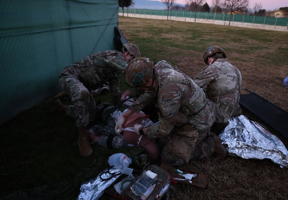 U.S. Army medics collaborate with Ghana Armed Forces in a Partner Medical Training exercise