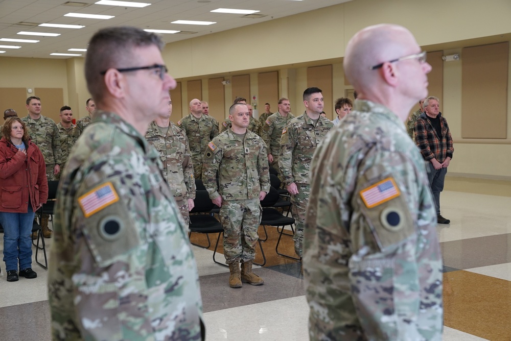 Welcome home ceremony honors returning 5-54th SFAR engineer advisor team