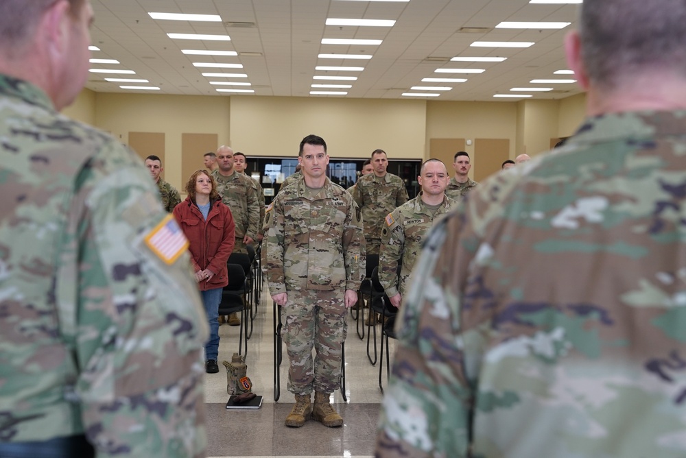 Welcome home ceremony honors returning 5-54th SFAR engineer advisor team