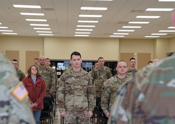Welcome home ceremony honors returning 5-54th SFAR engineer advisor team