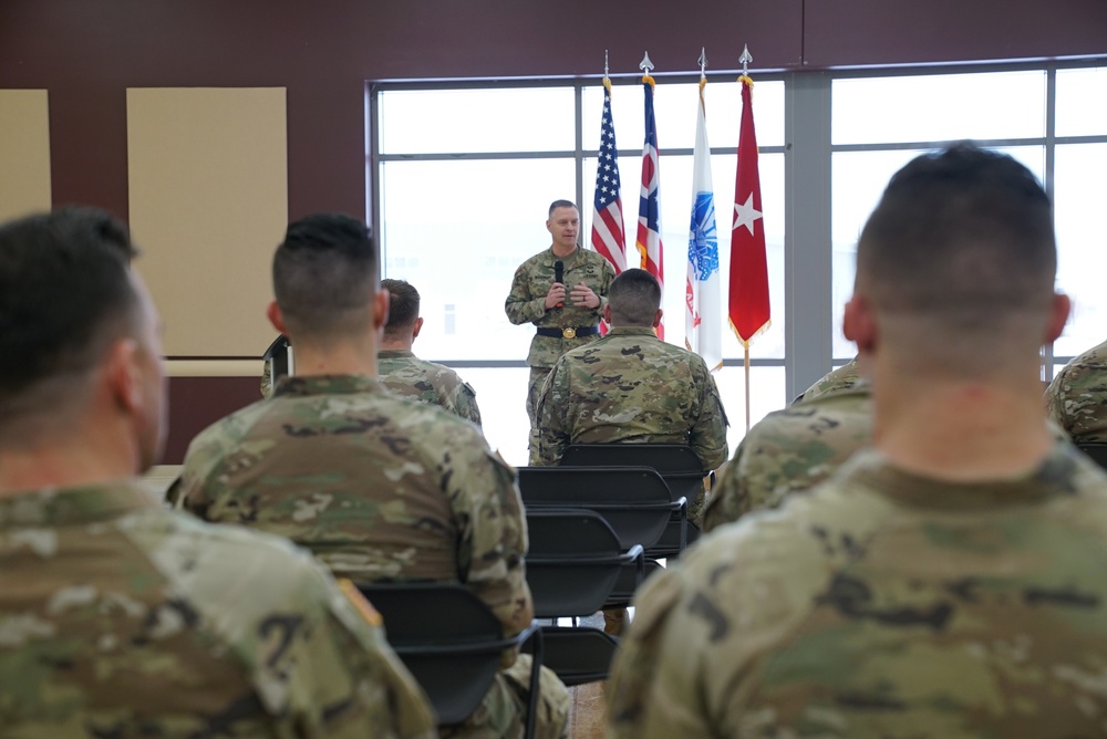 Welcome home ceremony honors returning 5-54th SFAR engineer advisor team