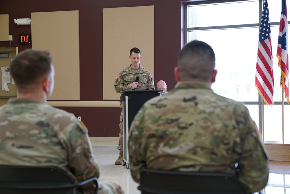 Welcome home ceremony honors returning 5-54th SFAR engineer advisor team