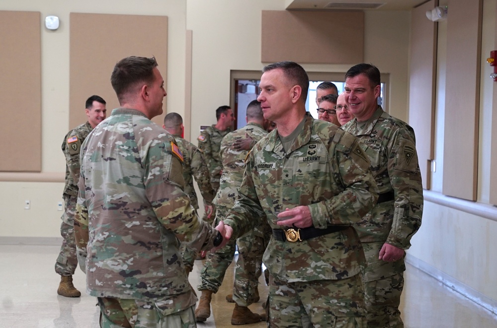 Welcome home ceremony honors returning 5-54th SFAR engineer advisor team