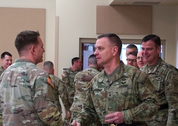 Welcome home ceremony honors returning 5-54th SFAR engineer advisor team