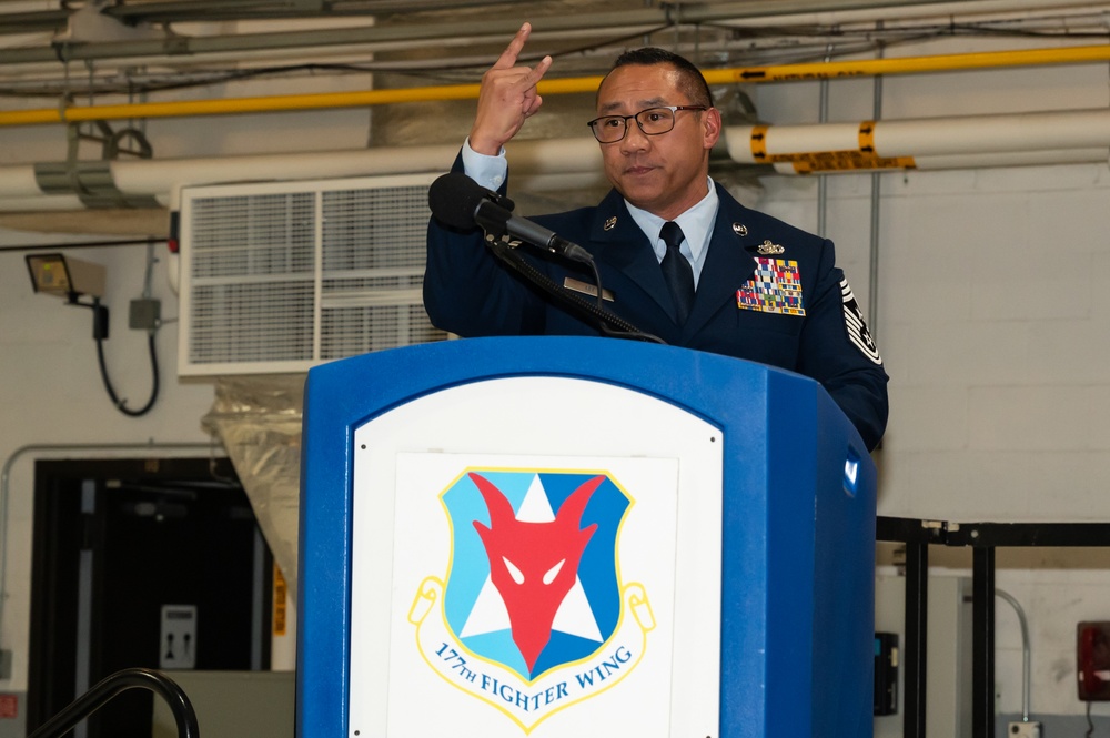 177th Command Chief Change of Responsibility Ceremony