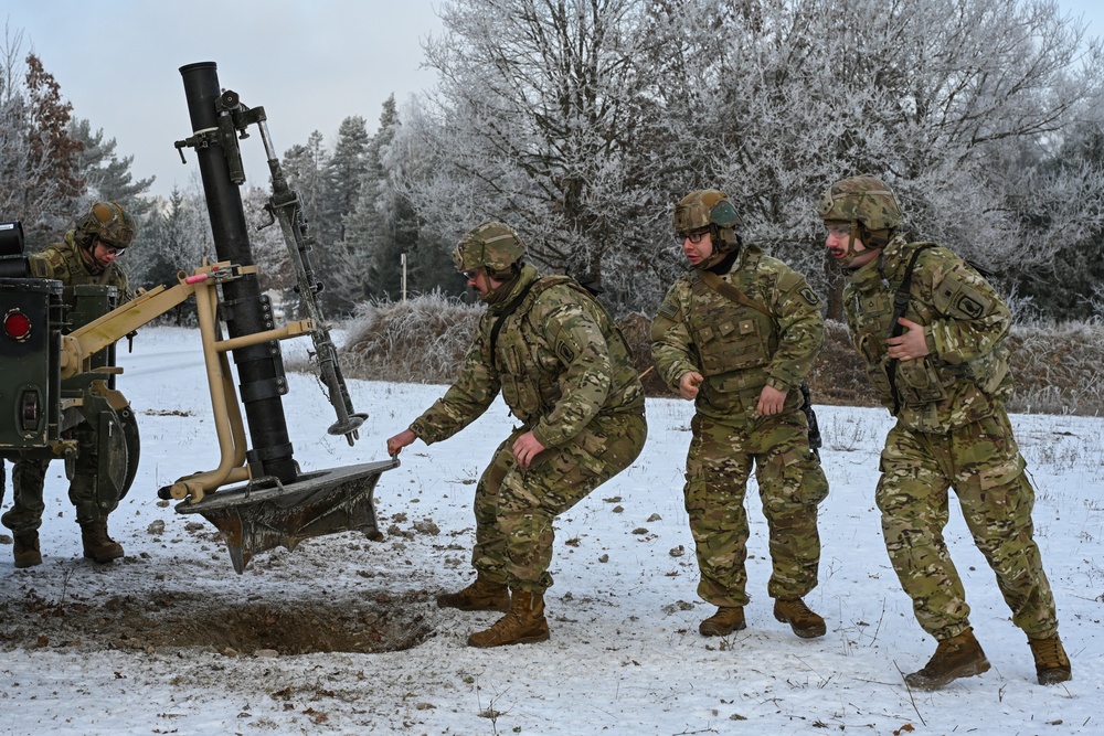 B Trp, 1-91 CAV, 173rd Airborne Brigade mortar LFX