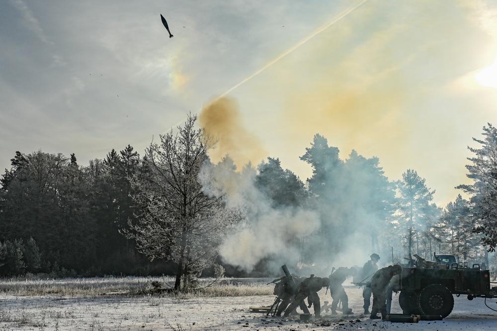 B Trp, 1-91 CAV, 173rd Airborne Brigade mortar LFX