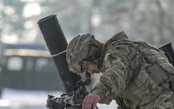 B Trp, 1-91 CAV, 173rd Airborne Brigade mortar LFX