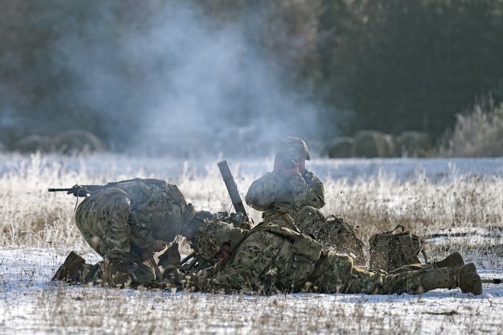 B Trp, 1-91 CAV, 173rd Airborne Brigade mortar LFX