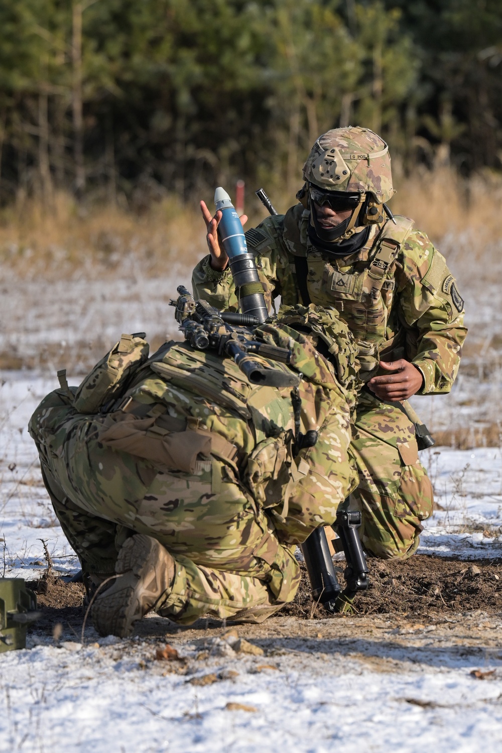 B Trp, 1-91 CAV, 173rd Airborne Brigade mortar LFX