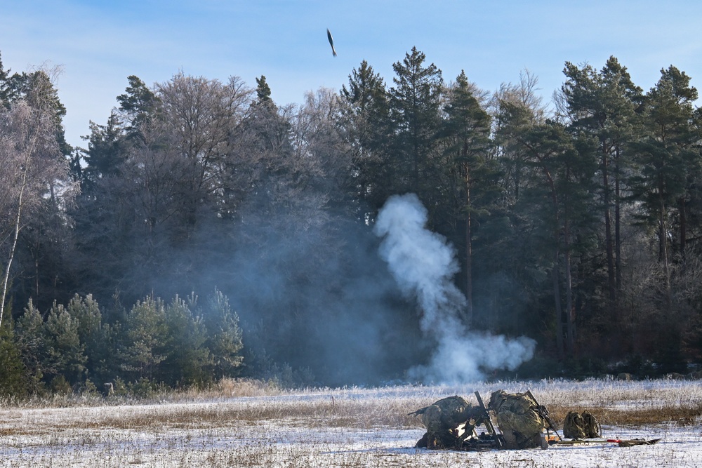 B Trp, 1-91 CAV, 173rd Airborne Brigade mortar LFX