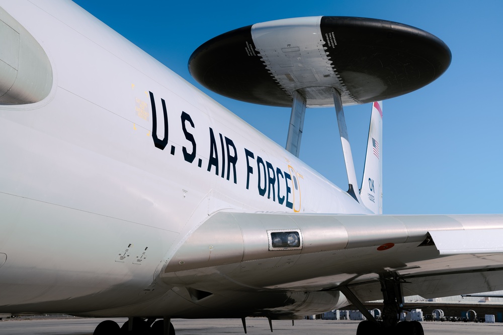 U.S. Air Force E-3 Sentry (AWACS) operates out of Marine Corps Air Station Yuma