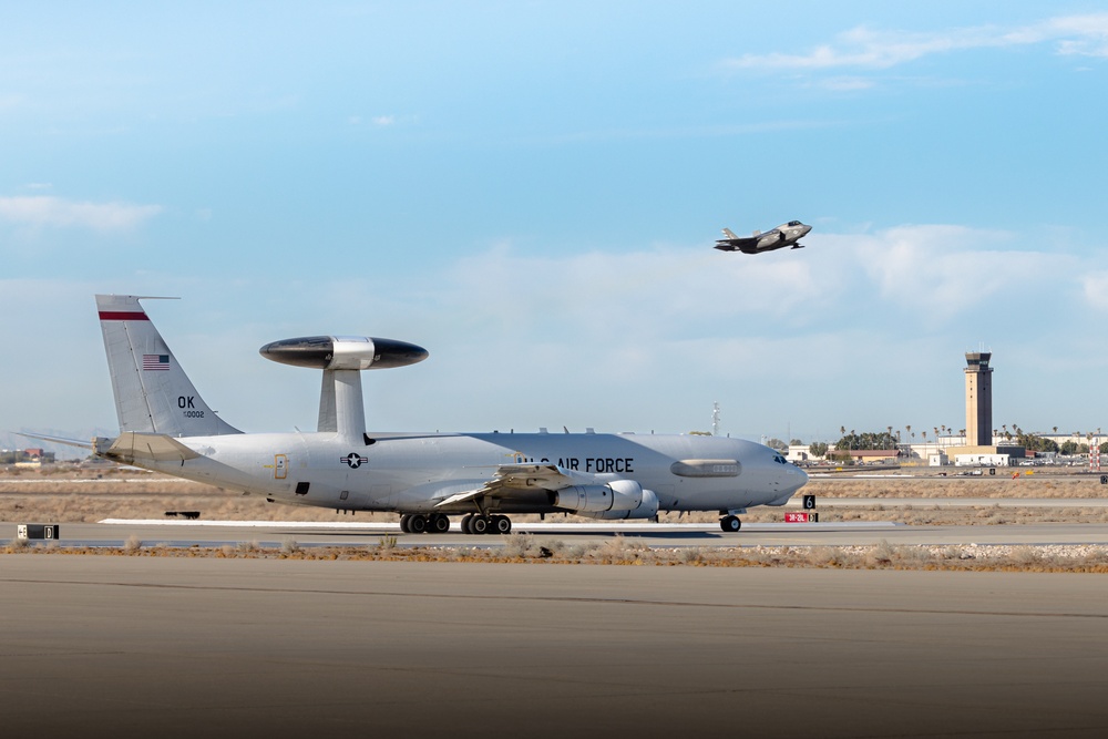 U.S. Air Force E-3 Sentry (AWACS) operates out of Marine Corps Air Station Yuma