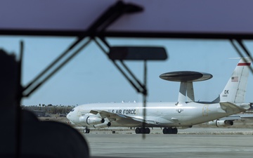 U.S. Air Force E-3 Sentry (AWACS) operates out of Marine Corps Air Station Yuma